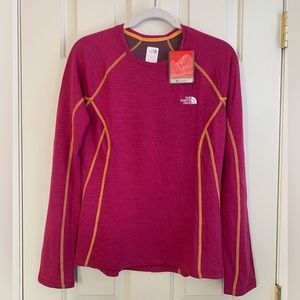 The North Face Women's Flight Series Long Sleeve Shirt‎ Tee Pink Running NWT Med